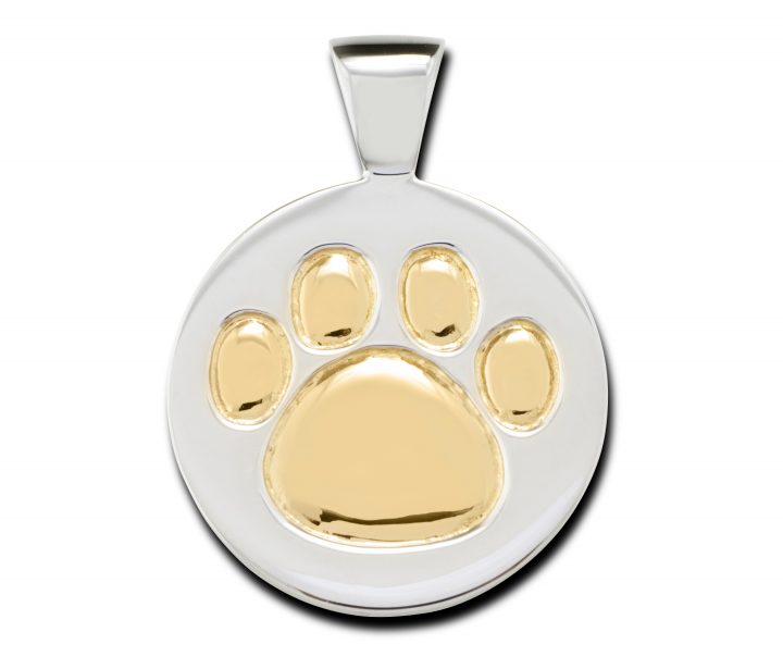 Charming 925 Silver Cute Pet Paw Necklace | District 777 Jewelry