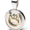 Horse Shoe and Paw Pendant Sterling Silver and 18kt yg