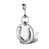 Horse Shoe and Bit Pendant Sterling Silver