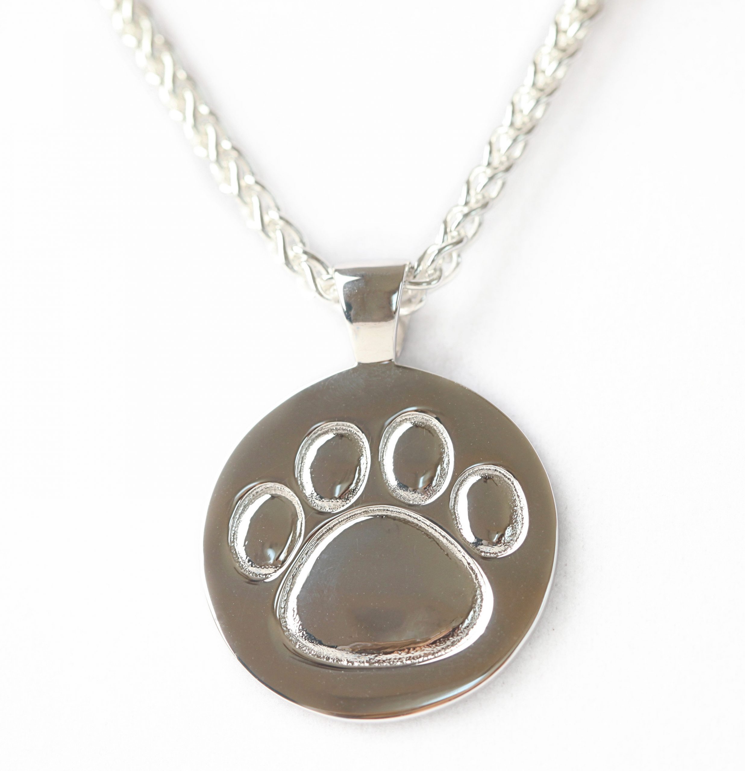 Paw print pet jewellery – Little Silver Hedgehog